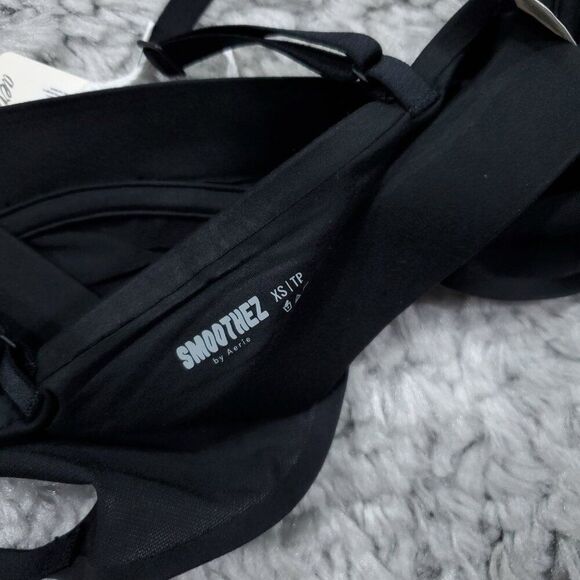 Aerie Smoothez Mesh Sheer Bralette Black Size XS Stretch Bra Unlined - Picture 5 of 5